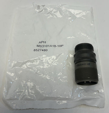 Amphenol MS3101A18-10P 4 Pin Industrial Connector - 0