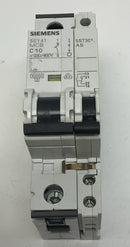 Siemens 5SY4110-7 MCB Circuit Breaker 10-Amp with 5ST3010 Auxiliary Switch-2