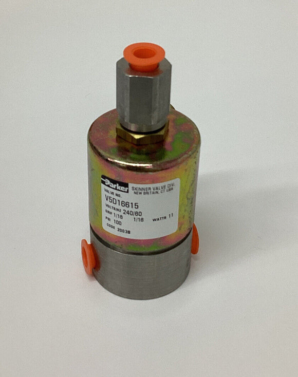 Parker 1615AB8C5D Skinner Valve without Coil 240/60V