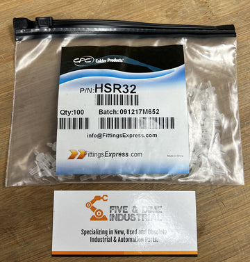 Colder Products CPC HSR32 Straight Reducer 3/32" X 1/16" Pkg of 100