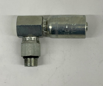 Kurt Hydraulics  MBX90-6-6  3/8'' Hose ID Crimp x 3/8'' Male Boss O-Ring 90° - 0