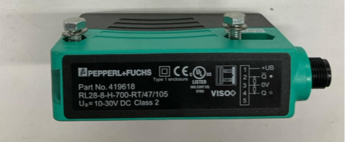 Pepperl Fuchs 419618 Background Suppression Visolux Sensor 10-30 VDC