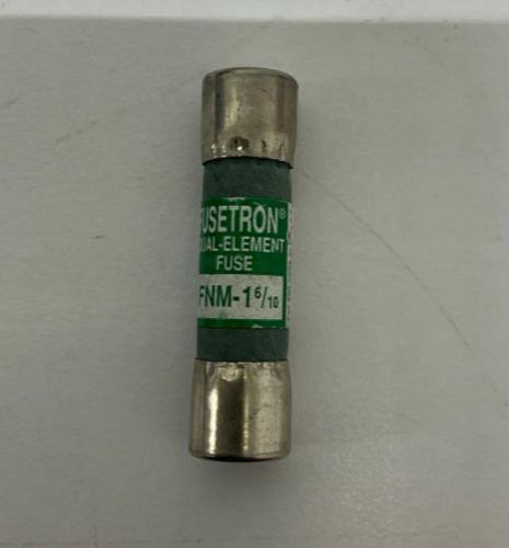 Bussmann Fusetron FNM-1-6/10 Amp Dual Element fuses 1.6-Amp Lot of 3