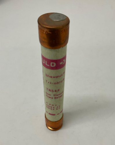 Gould Shawmut TRS4R Lot of 2 Time Delay Fuses 600VAC/DC