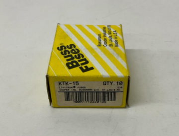 Bussmann KTK-15 Limitron 15Amp Fuses. 10-Pack
