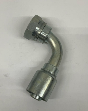 Kurt Hydraulics  FJX90-16-20-W 1" Hose ID Crimp x 1-1/2" 37° JIC Female Swivel - 0