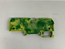 Wago 284-687 Ground Terminal Blocks  Green/Yellow Lot of 24-3