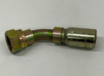 Kurt Hydraulics F-DNHX45-8-24 1/2'' Hose ID Crimp x M24x1.5 DIN Female Swivel - 0