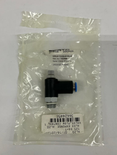 Festo  GRLA-1/4-QS-8-RS-B  One Way Flow Control Valve 162968