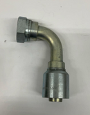 Kurt Hydraulics  FJX90-20-24-W  1-1/4'' Hose ID Crimp x 1-1/2'' JIC Female-1