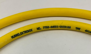 Murr 7700-A4001-U1C0100 7/8'' Mini 4-Pole Male Cable 1-Meter - 0