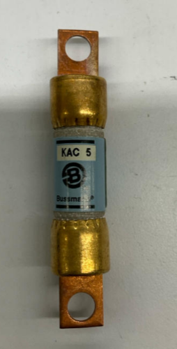 Bussmann KAC-5 5-Amp Semiconductor fuses 600 VAC. Lot of 5 - 0