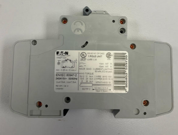 Eaton WMZT1C01 1-Amp Din Mount Circuit Breaker 10kA Type C