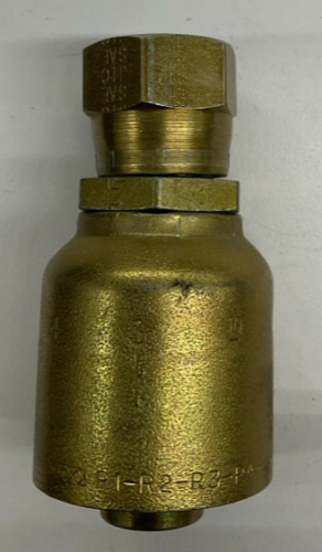 Parker 10643-10-12 Crimp Fitting 5/8" ID Hose x 3/4" Female JIC Swivel