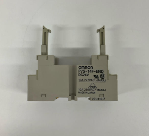 Omron P7S-14F-END  14-Pole Relay Socket 10A, 277 Vac  Din Mount