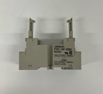 Omron P7S-14F-END  14-Pole Relay Socket 10A, 277 Vac  Din Mount - 0