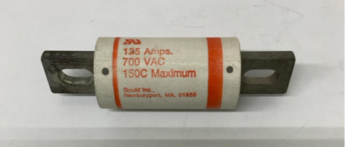 Gould Shawmut A70P125 Type 4 Fuse 125-Amps 700VAC Form 101