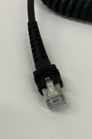 Datalogic  CAB-467  Coiled USB Cable  Type A  PC  12''-4