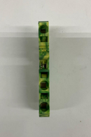 Wago 284-687 Ground Terminal Blocks  Green/Yellow Lot of 24-2