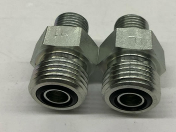 Parker 6-5-F50L0-5  3/8" x 1/2" Straight Seal-Lok Nipple 2-pack - 0