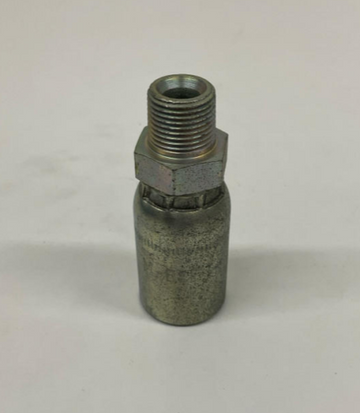 Kurt Hydraulics M-BSPT-8-6  1/2'' Hose Crimp x 3/8'' Male British 60° Cone