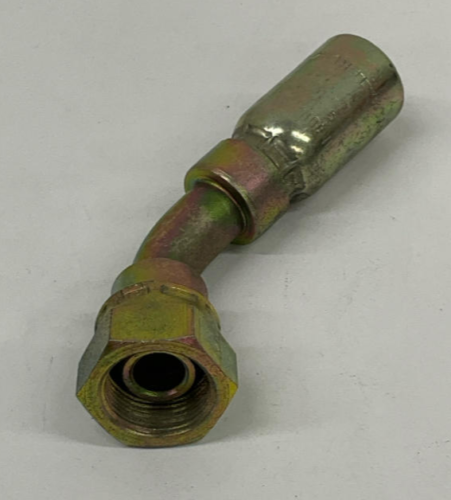 Kurt Hydraulics F-DNHX45-8-24 1/2'' Hose ID Crimp x M24x1.5 DIN Female Swivel