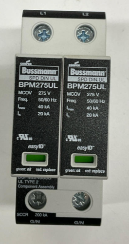 Cooper Bussman BSPM2240S3G 2-Pole Surge Protector for Split-Phase
