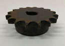 Martin  40BS16-5/8  #40 Chain Finished Sprocket  5/8'' Bore, 16  Teeth-1