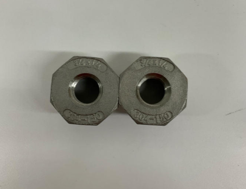 Titan  B4-12-04  Pack of 2  304 Stainless Steel Hex Bushing  3/4'' x 1/4''