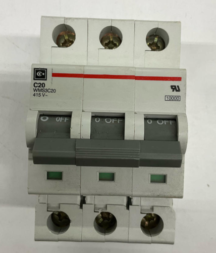 Cutler Hammer WMS3C20 3-Pole 415 VAC Circuit Breaker