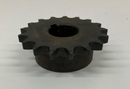 Martin  40BD17-1  #40  Chain Finished Sprocket 17 Teeth,  1'' Bore-1