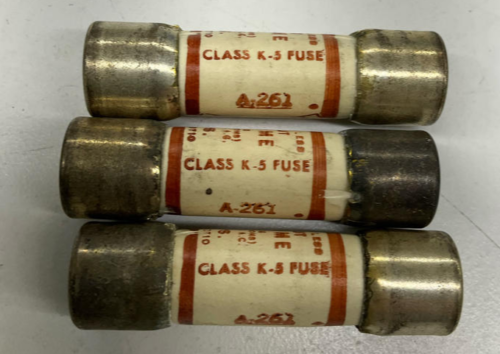 Shawmut OT-10 One-Time Lot of 3 10-Amp Fuses Silver Plated 250V