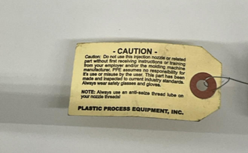 Plastic Process Equipment RTN3532  1-1/2'' Nozzle for Nylon - 0