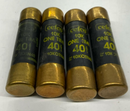 Cefco 10KOTN40 Lot of 4 One-Time Fuses 40 Amps, 10KA-5
