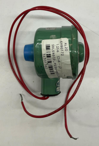 Asco Red Hat EF80172 Solenoid Valve 110/120 VAC Push / Pull