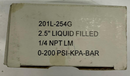 Precision Instruments 201L-254 2-1/2" Pressure Gauge 200 PSI 1/8" Npt-7