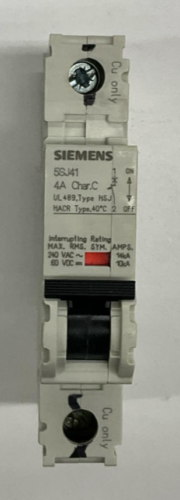 Siemens 5SJ4104-7HG40  Circuit Breaker 4-Amp 60VDC 240VAC