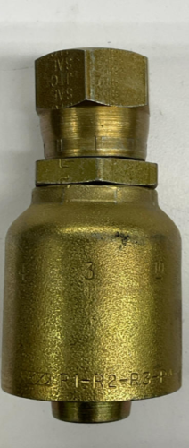 Parker 10643-10-12 Crimp Fitting 5/8" ID Hose x 3/4" Female JIC Swivel - 0