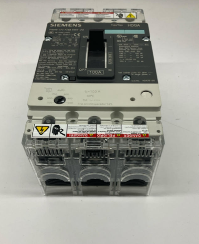 Siemens HDX3B100 100-Amp Shunt Circuit Breaker 3-Phase 600V