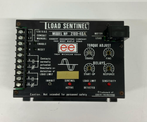 Sentinel Controllers Sentrol 2100-40A Load Sentinel Controller | Five and Dime Industrial LLC