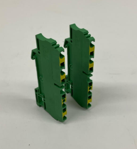 Allen Bradley 1492-LG3Q Din Ground Terminal Block. 2-Pack