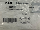Cutler Hammer Eaton E22NL37 Blank Red Legend Plate-2
