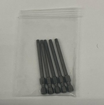 Apex 49A-TX20  PKG of 5  T-20 TORX 1/4'' Hex Power Drive Bits