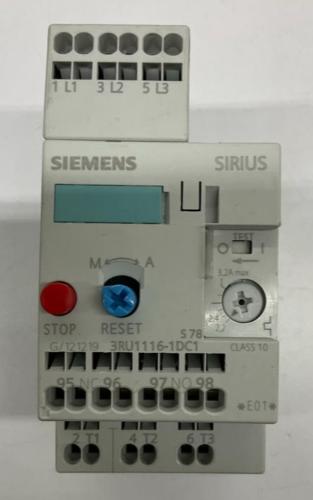 Siemens 3RU1116-1DC1 Motor Overload Relay 2.2-3.2 Amp