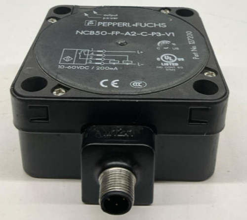 Pepperl Fuchs 127200 Proximity Sensor NCB50-FP-A2-C-P3-V1 / 10-60VDC