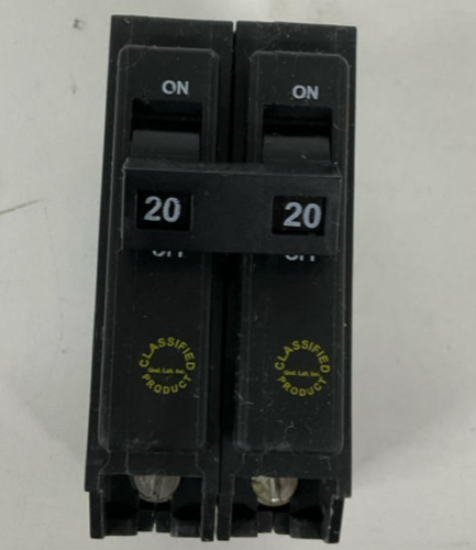 Eaton CHQ220 Circuit Braker Plug in 240V, 20-Amp, 2-Pole