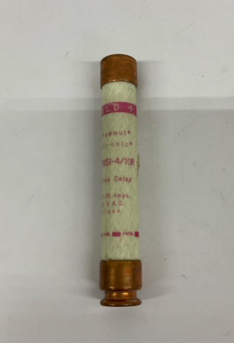Gould Shawmut  TRS1-4/10 Tri-Onic Time Delay Fuses  1-4/10 Amp Lot of 5 - 0