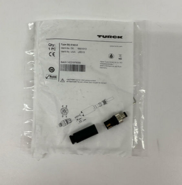Turck BS-5143-0 Field Connector M8 4-Pole, Male U6513