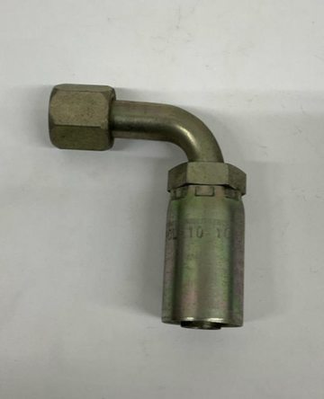 Kurt Hydraulics FJX90L-10-10  5/8'' ID Crimp x 5/8'' JIC Female Swivel 90° BT