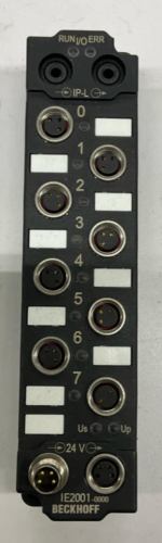 Beckhoff IE2001 8-Channel Digital Output Extension Box 24 VDC IE2001-0000 - 0